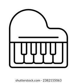 Get your hold on this beautifully designed vector of piano, musical instrument