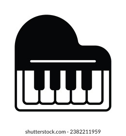 Get your hold on this beautifully designed vector of piano, musical instrument
