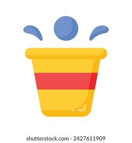 Get your hold on this beautiful icon of drink glass, wine glass vector design