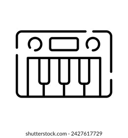 Get your hold on this beautifully designed vector of piano, musical instrument