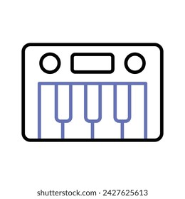 Get your hold on this beautifully designed vector of piano, musical instrument