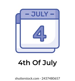 Get your hold on this creative america independence day icon, editable design