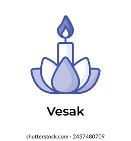Get your hold on this beautifully designed vesak icon, ready for premium use