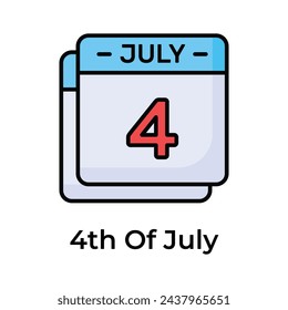 Get your hold on this creative america independence day icon, editable design