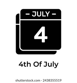 Get your hold on this creative america independence day icon, editable design