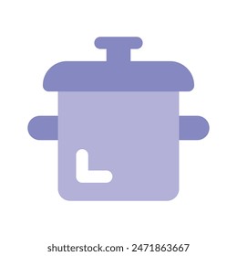 Get your hold on this beautiful icon of cooking pot, ready to use vector