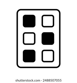 Diseño de Vector de Contraseña portátil en estilo de moda
