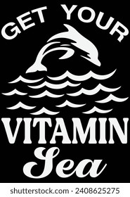 Get Your Vitamin Sea eps cut file for cutting machine
