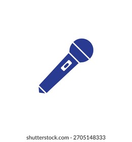 Haz que tu voz se escuche con este elegante micrófono, perfecto para podcasts, música o Diseños de habla pública, color azul para un atractivo moderno