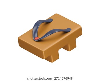 ícone do geta renderização de ilustração 3d