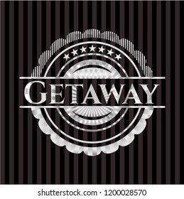 Getaway silver badge or emblem