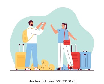 Getting to The Destination, Taking Photo for Memories, Vacations to Tourist Attractions