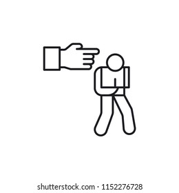 Getting Fired Modern Simple Vector Icon