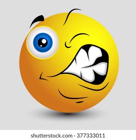 Getting Irritated Emoticon