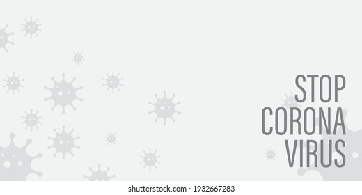Getting vaccinated stops corona. flat style, concept of vaccination, injection, isolated vector illustration	