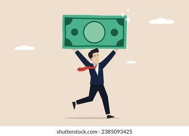 Getting work bonuses, receiving salaries, receiving bribes, receiving awards from superiors, smart business people earn big money.