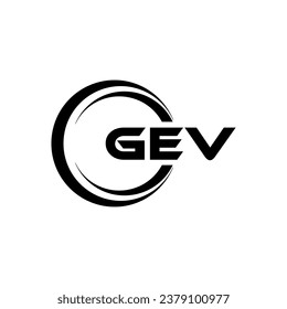GEV Logo Design, Inspiration for a Unique Identity. Modern Elegance and Creative Design. Watermark Your Success with the Striking this Logo.