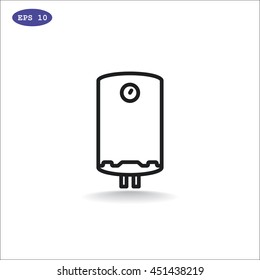 Geyser Icon Flat.