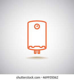 Geyser Icon Flat.