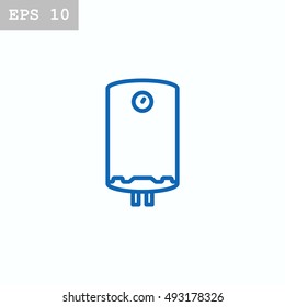 Geyser Icon Flat.