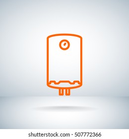 Geyser Icon Flat.
