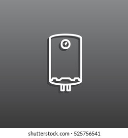 Geyser Icon Flat.