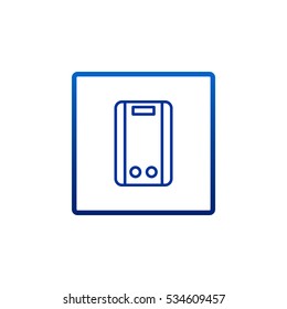 Geyser Icon Flat.