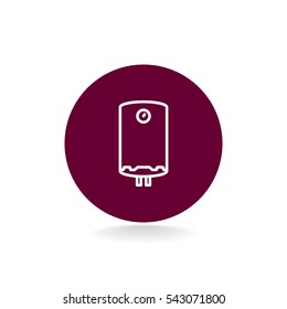 Geyser Icon Flat.