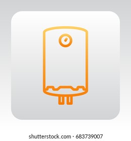 Geyser Icon Flat.