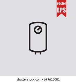 Geyser icon in trendy isolated on grey background.Vector illustration.
