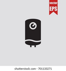 Geyser icon in trendy isolated on grey background.Vector illustration.