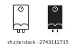 Geyser icon. Vector Isolated Illustration for web design.