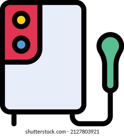 geyser Vector illustration on a transparent background. Premium quality symbols. Stroke  vector icon for concept and graphic design.