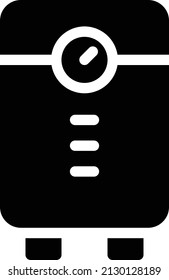 ilustración del vector geyser en un fondo transparente. Símbolos de calidad premium. Icono vector glifos para concepto y diseño gráfico.