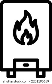 ilustración del vector geyser en un fondo transparente.Símbolos de calidad premium.Vector de línea delgada      para el diseño gráfico y de concepto.