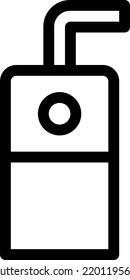 ilustración del vector geyser en un fondo transparente.Símbolos de calidad premium.Vector de línea delgada      para el diseño gráfico y de concepto.
