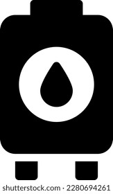 ilustración del vector geyser en un fondo transparente. Símbolos de calidad superior. Iconos vectoriales de glifos para diseño de conceptos y gráficos. 

