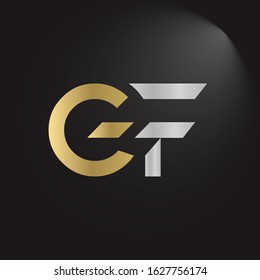 GF Creative Letter Logo Design vector Template. Abstract Letter GF logo Design