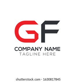 GF Creative Letter Logo Design vector Template. Abstract Letter GF logo Design