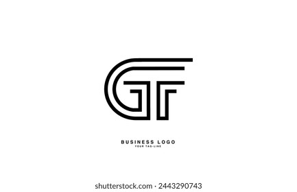 GF, FG, G, F, Abstract Letters Logo Monogram