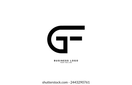 GF, FG, G, F, Abstract Letters Logo Monogram