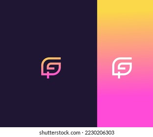GF, FG Letter Logo Vector Template Abstract Monogram Symbol . Usable for Business sport, technology, fashion, digital And future creative logo