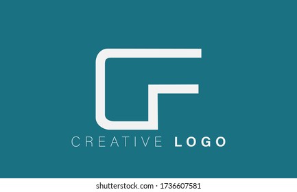 GF FG Logo Monogram Icon Vector Template
