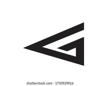 g+f y diseños iniciales del logotipo de g