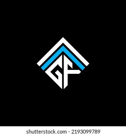 GF letter logo creative design with vector graphic, GF simple and modern logo.