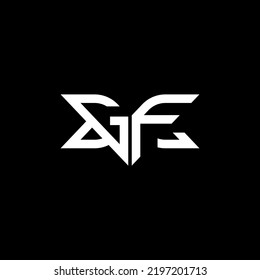 GF letter logo creative design with vector graphic, GF simple and modern logo.