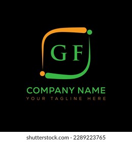 GF Letter Logo kreatives Design. GF einzigartiges Design.
