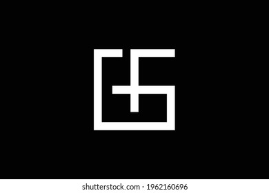 GF letter logo design on luxury background. FG monogram initials letter logo concept. GF icon design. FG elegant and Professional white color letter icon design on black background.