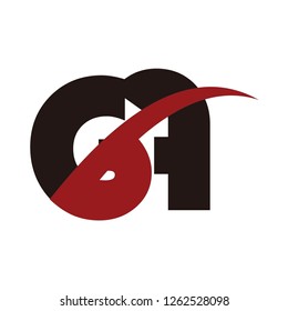 GF LETTER VECTOR LOGO