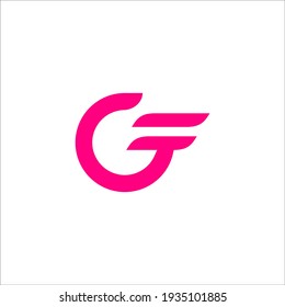 logo GF, création image vectorielle